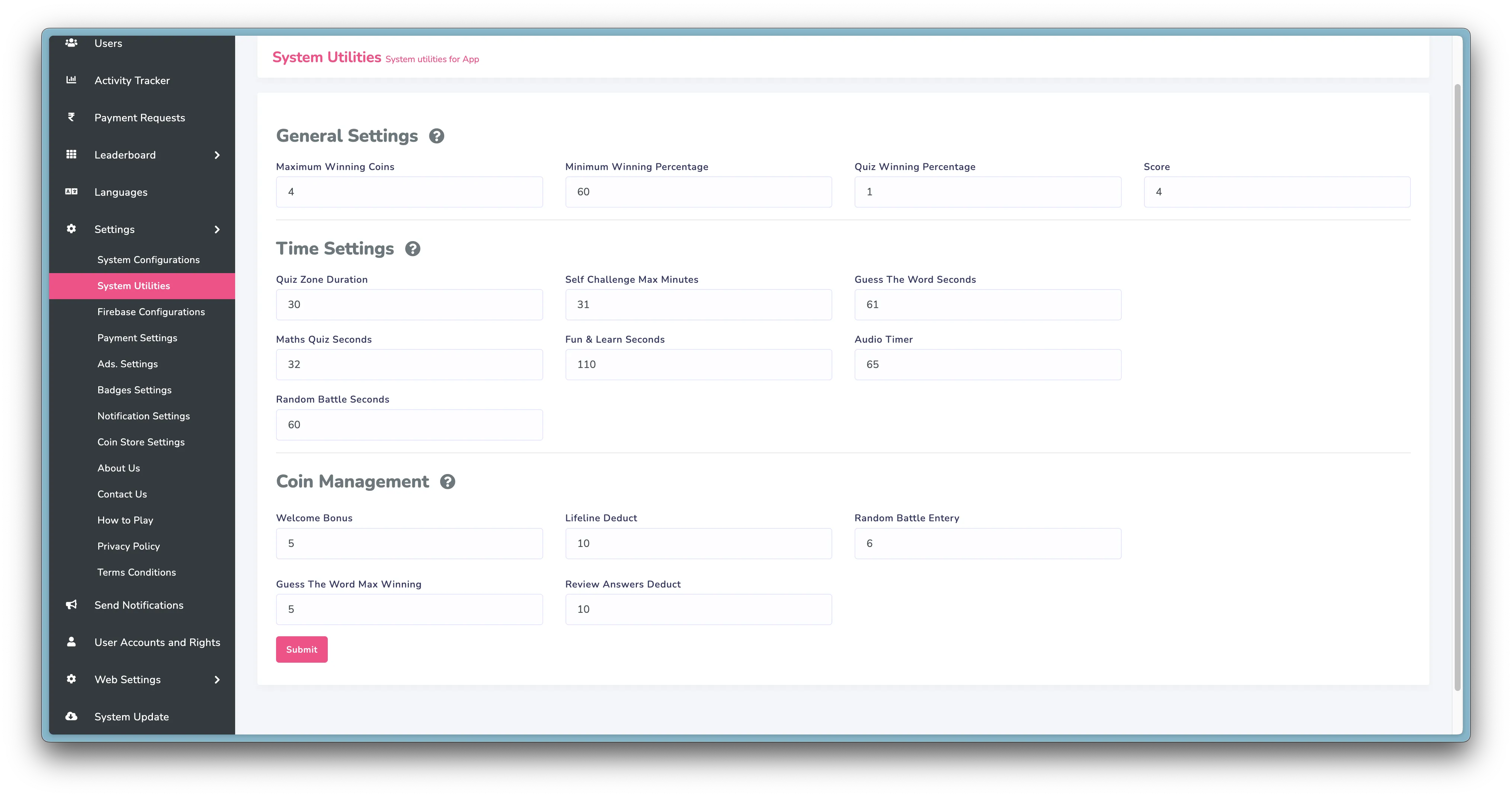 System Utilities 1