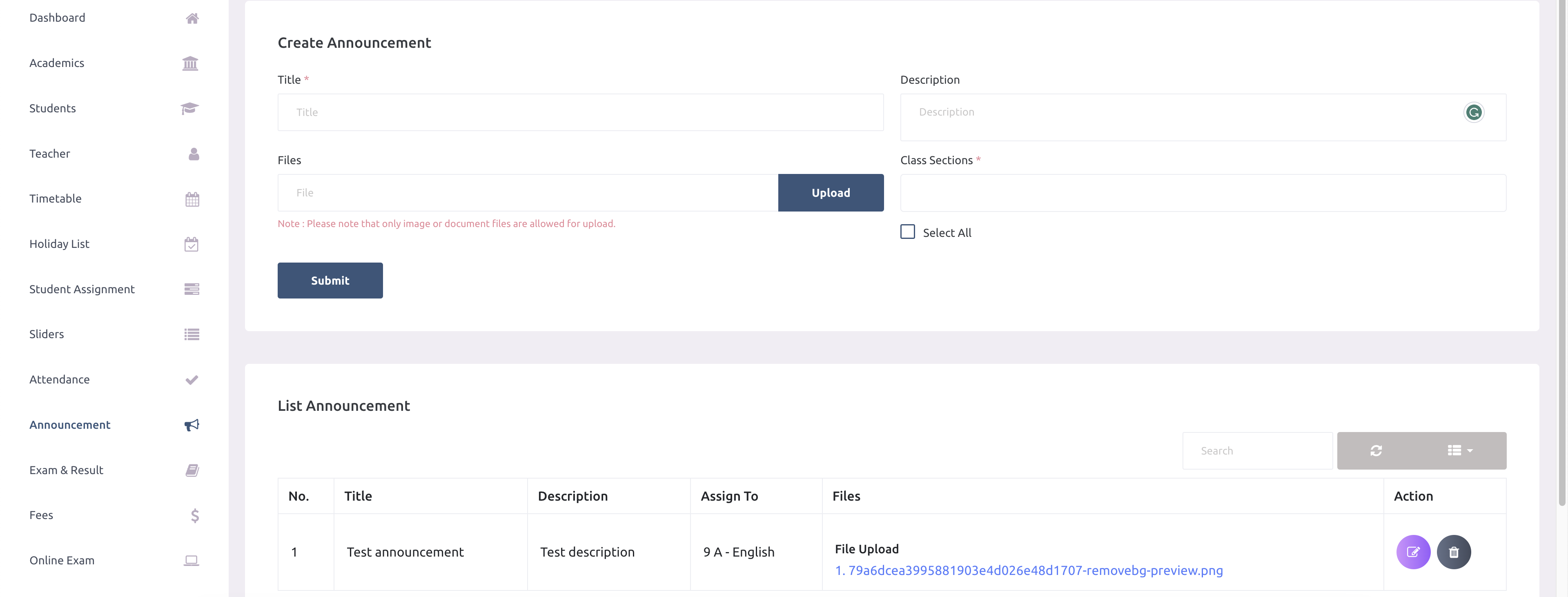 e-School SaaS