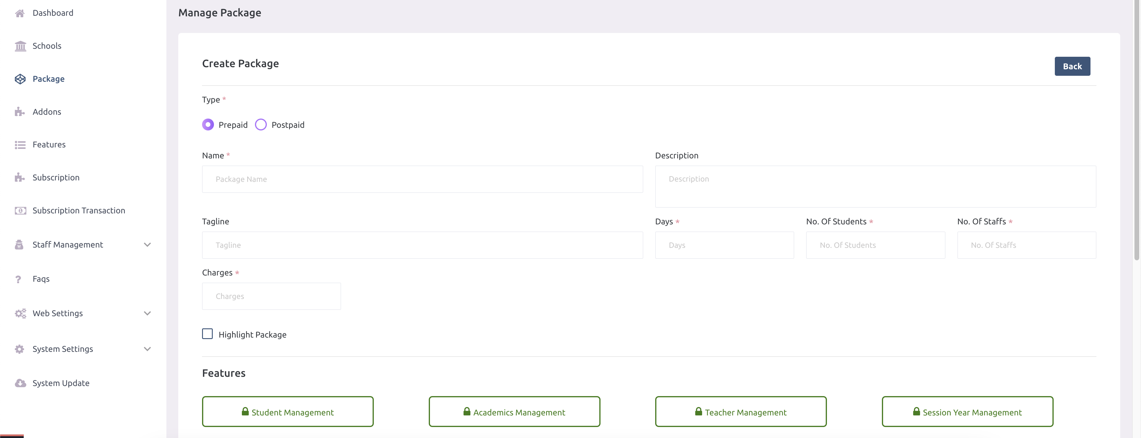 e-School SaaS