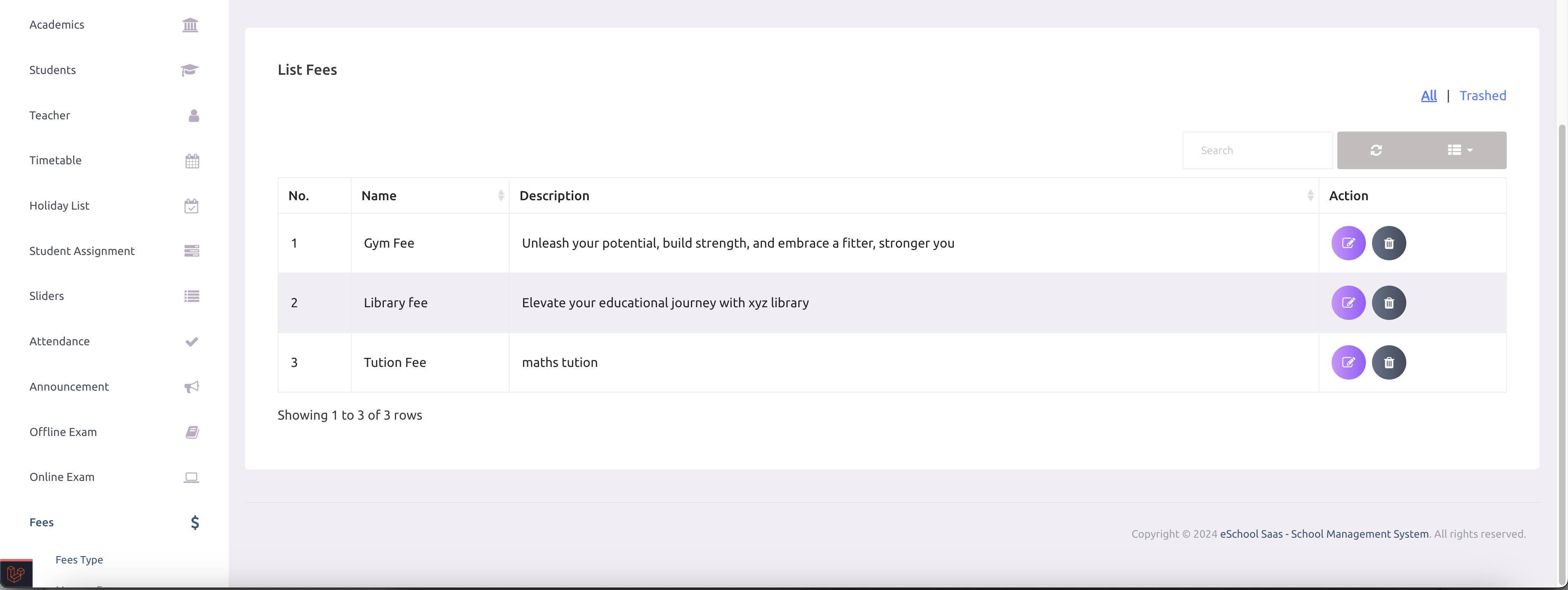 e-School SaaS