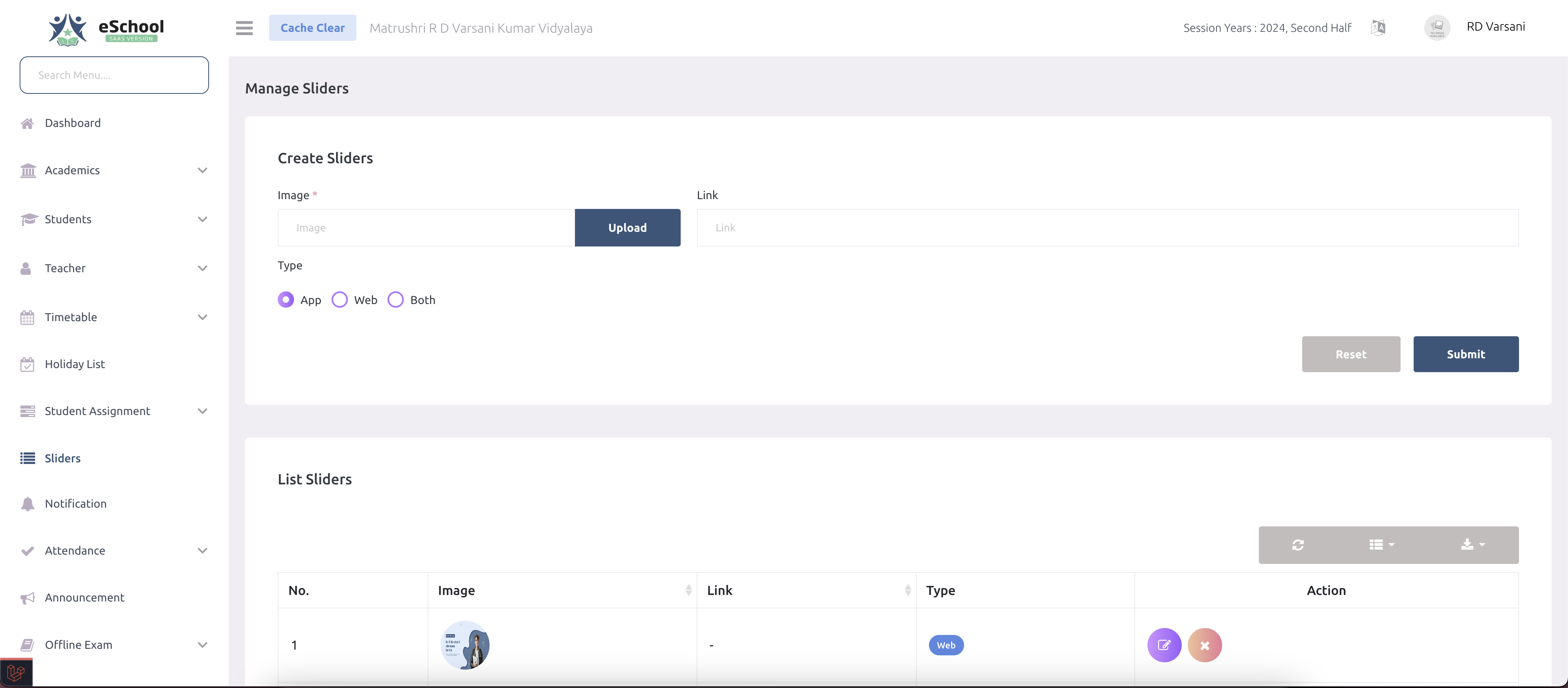 e-School SaaS